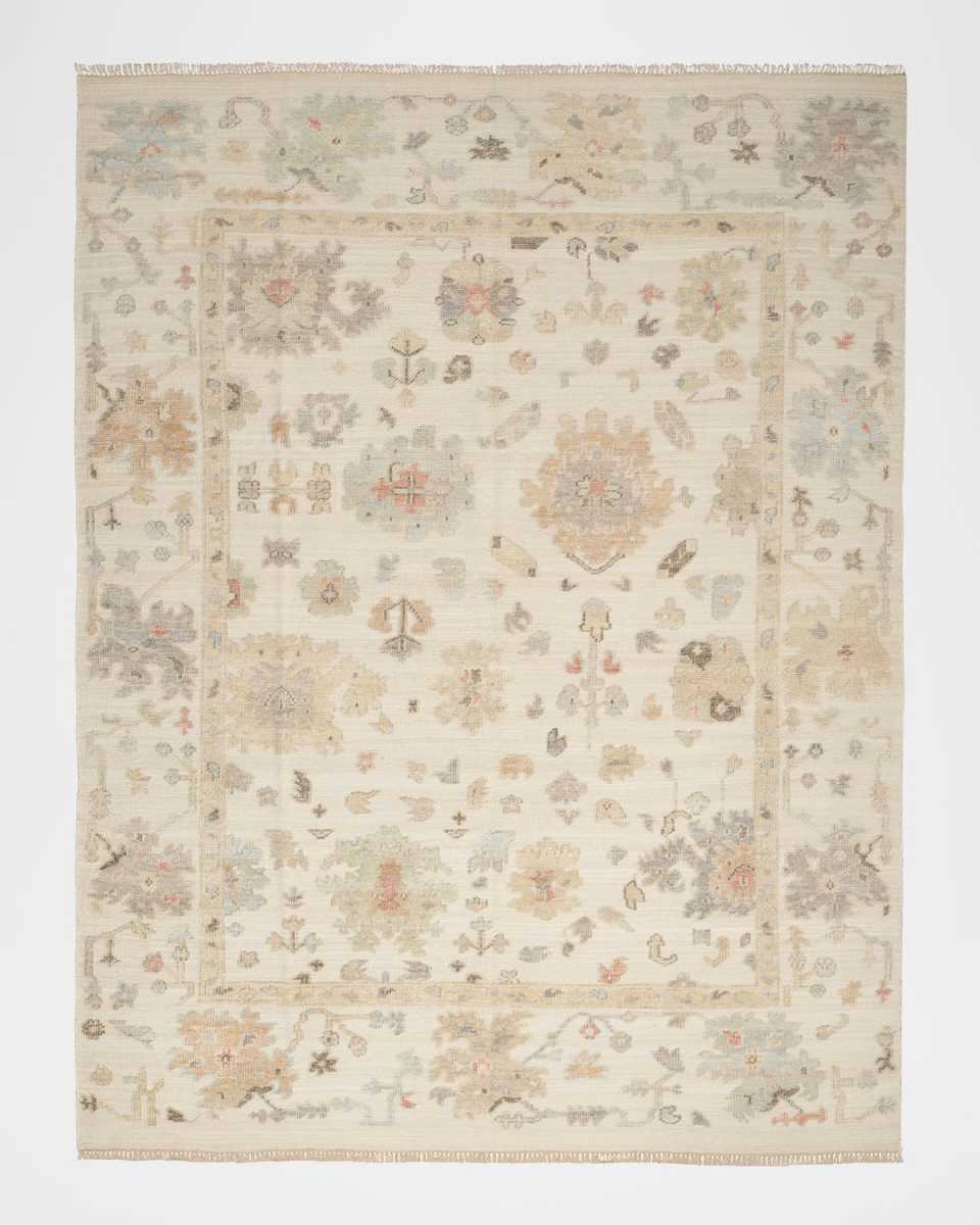 Whispers Ivory Hand-Knotted Rug, 10' x 14'